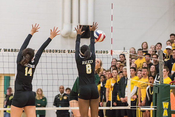 WVHS Varsity Girls Volleyball - Regionals vs Metea Valley-43