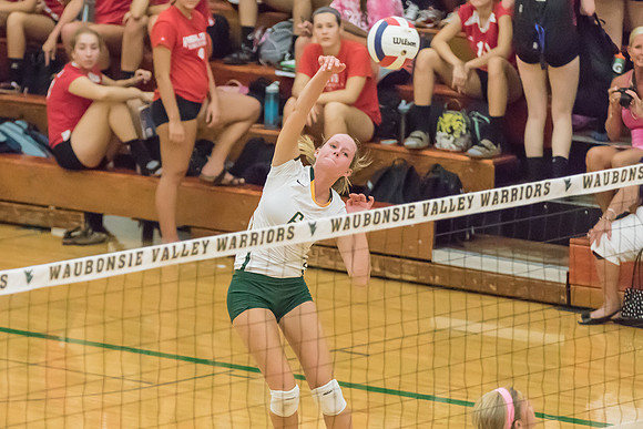 2015 Girls Volleyball vs Hinsdale Central-21