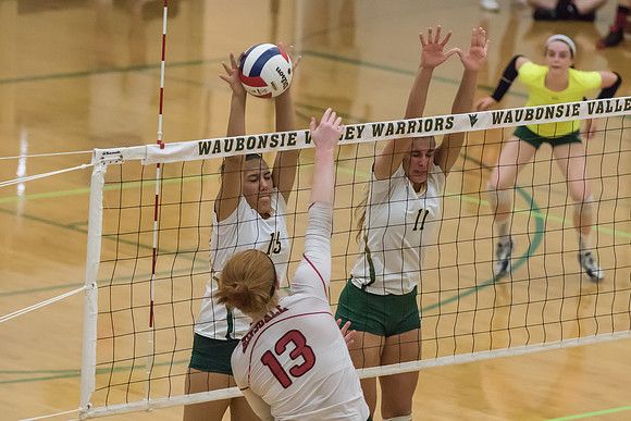 2015 Girls Volleyball vs Hinsdale Central-14