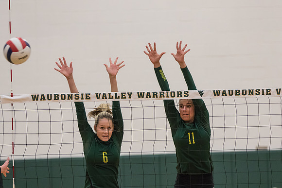 WVHS Varsity Girls Volleyball - Regionals vs Metea Valley-35