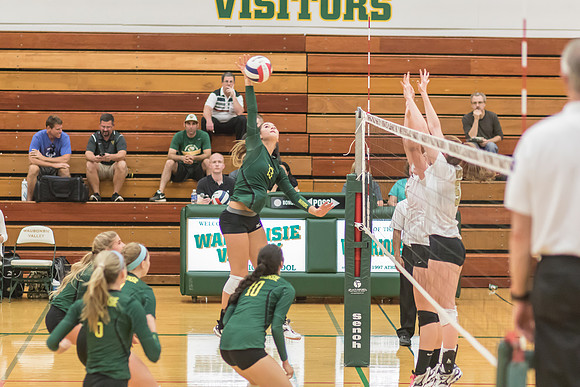 2015 WVHS Girls Volleyball - Glenbard North Match -17