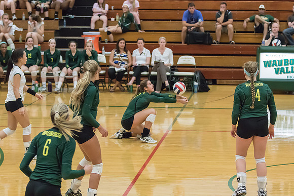 2015 WVHS Girls Volleyball - Glenbard North Match -21
