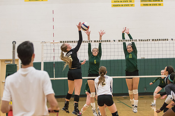 WVHS Varsity Girls Volleyball - Regionals vs Metea Valley-31