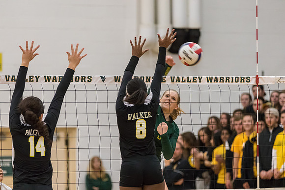 WVHS Varsity Girls Volleyball - Regionals vs Metea Valley-22