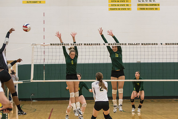 WVHS Varsity Girls Volleyball - Regionals vs Metea Valley-44