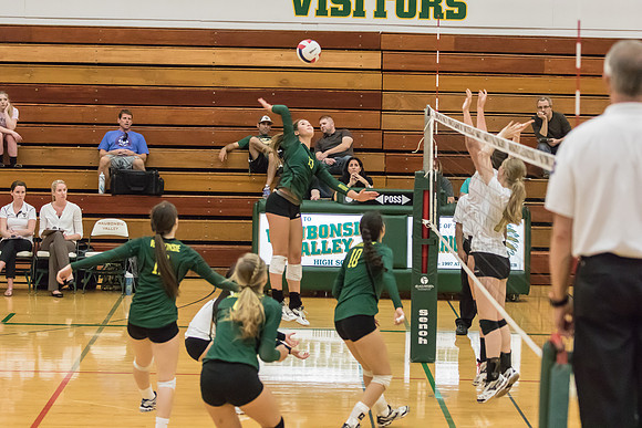2015 WVHS Girls Volleyball - Glenbard North Match -23