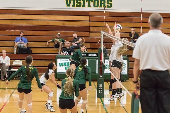 2015 WVHS Girls Volleyball - Glenbard North Match -25