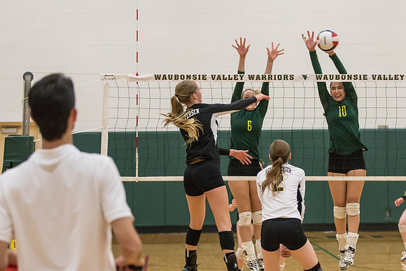 WVHS Varsity Girls Volleyball - Regionals vs Metea Valley-32