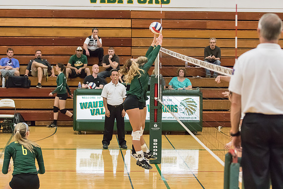 2015 WVHS Girls Volleyball - Glenbard North Match -11