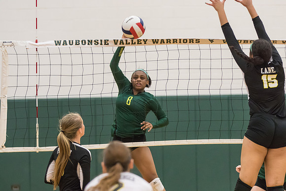 WVHS Varsity Girls Volleyball - Regionals vs Metea Valley-49