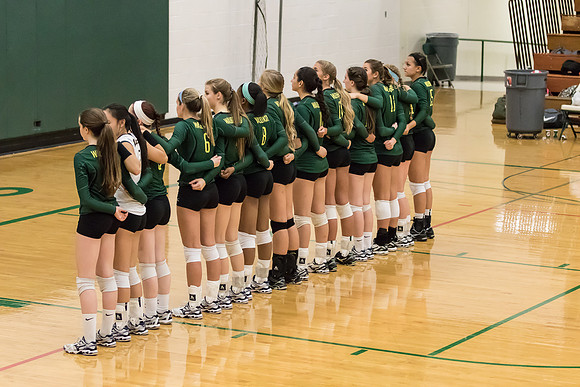 2015 WVHS Girls Volleyball - Glenbard North Match -1
