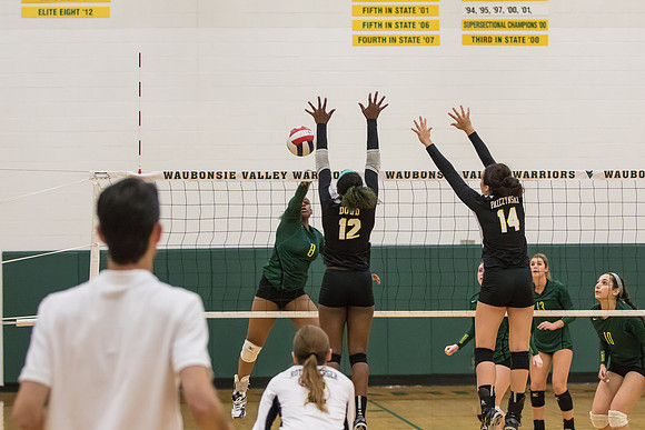 WVHS Varsity Girls Volleyball - Regionals vs Metea Valley-25