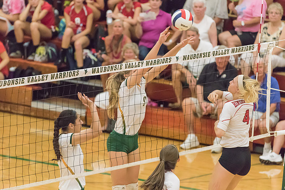 2015 Girls Volleyball vs Hinsdale Central-27
